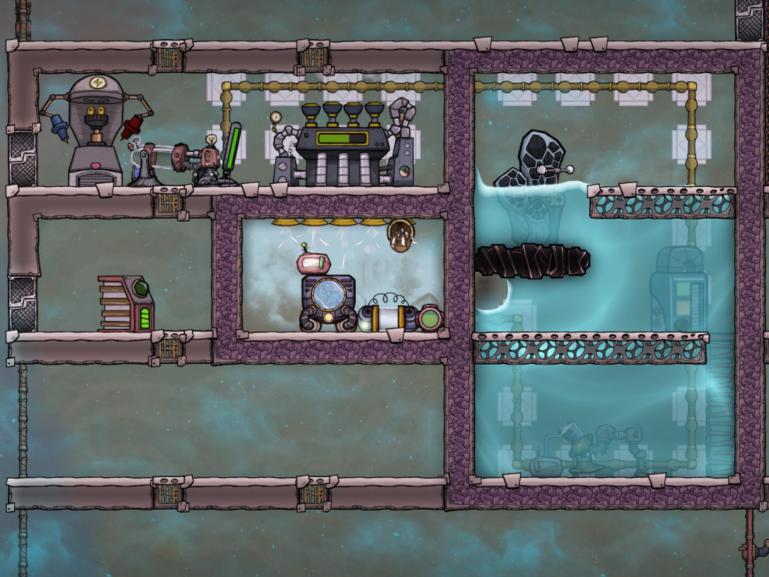 Best way to get steam for steam rocket - [Oxygen Not Included